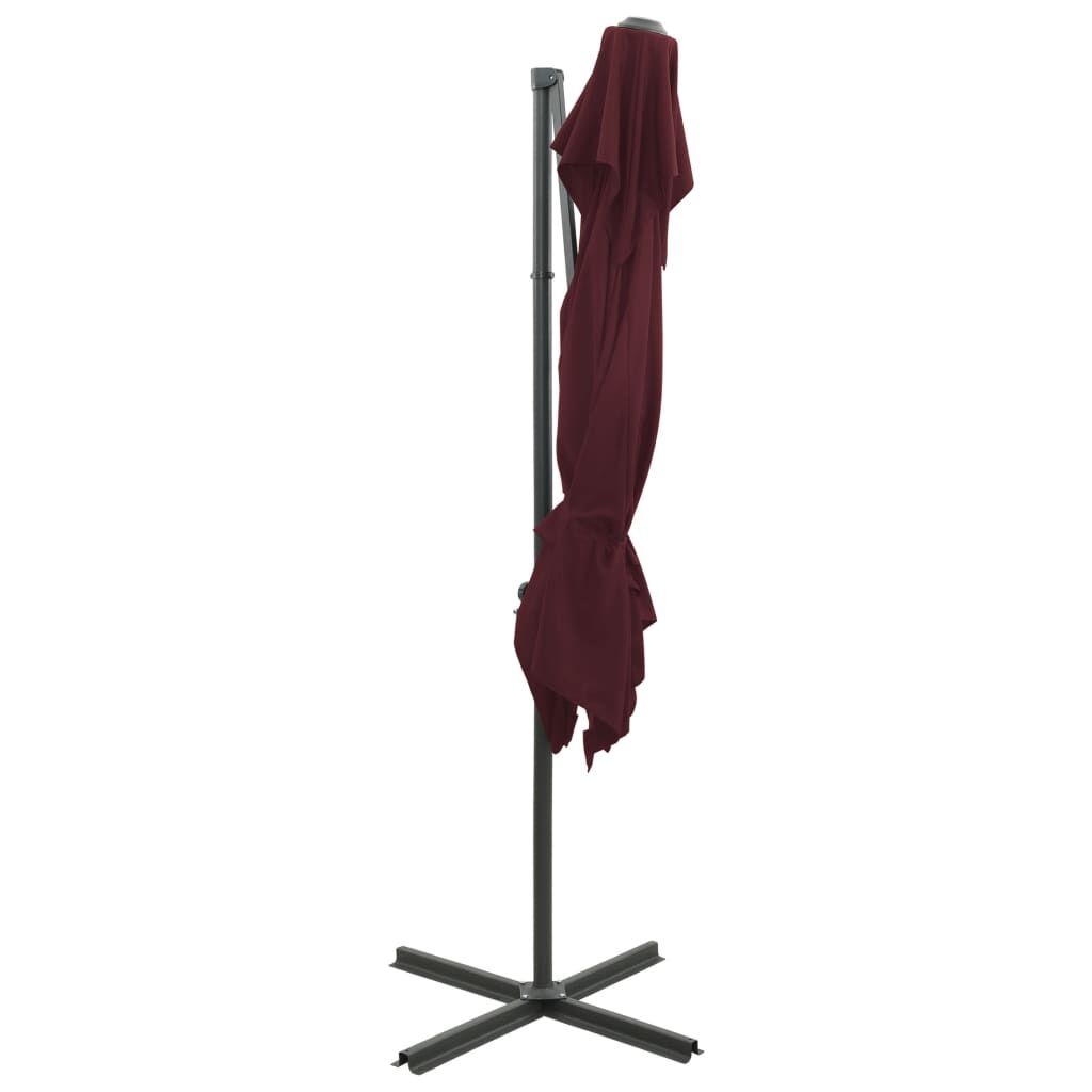 Zweefparasol Bordeaux 250x250cm - 40% Korting!