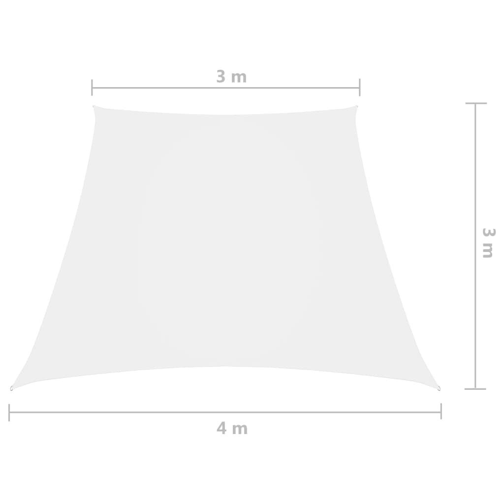 VidaXL Zonnescherm Trapeze Wit 3/4x3m - 56% Korting!