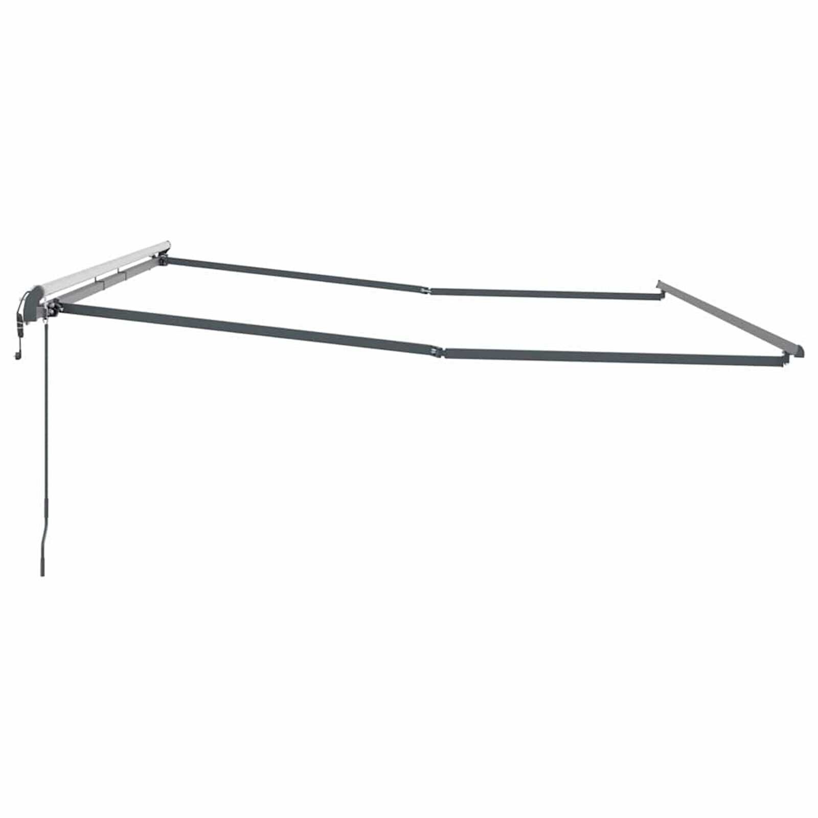 Markies Antraciet 4x3m Metaal - Handmatig - 40% Korting!