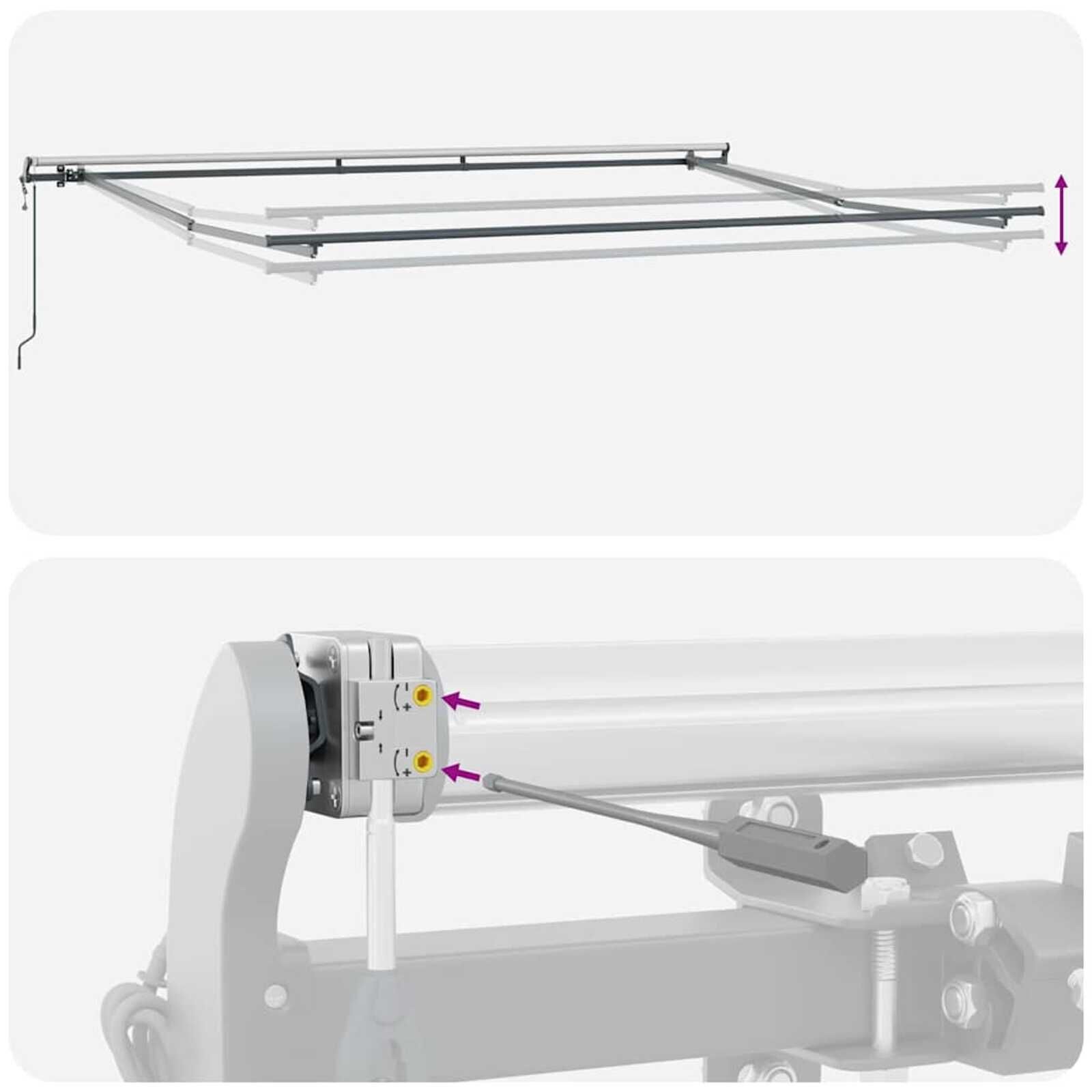 Markies Antraciet 4x3m Metaal - Handmatig - 40% Korting!