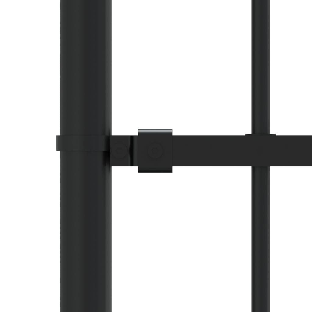 Tuinhek Zwart Staal 222cm - 40% Korting! (Retourdeal)