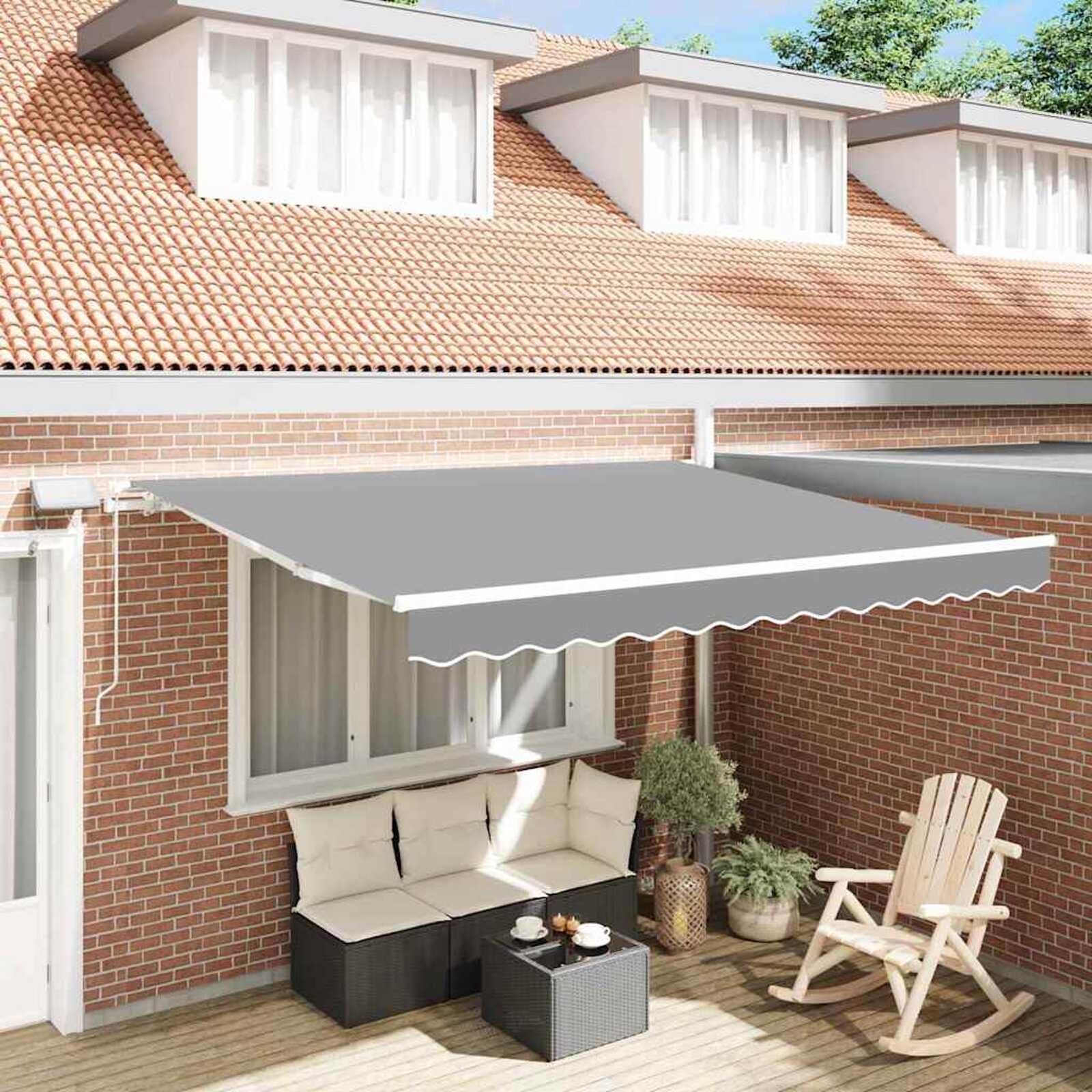 Markies Wit 3,5x2,5m (Handmatig) - 55% Korting! Frame met Krasjes