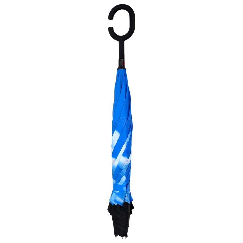 vidaXL Paraplu Zwart C-Handgreep 108cm - 47% Korting!