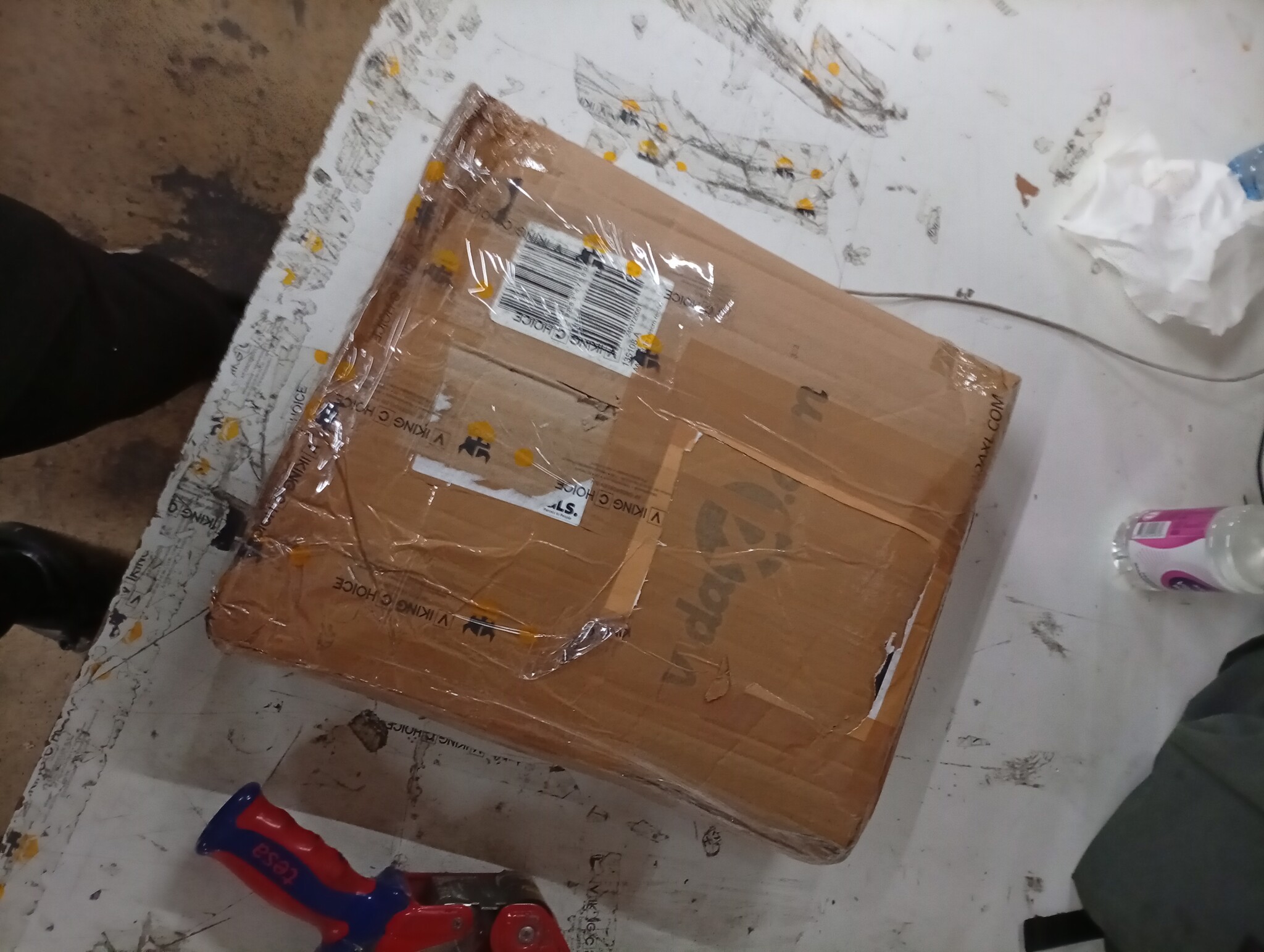 vidaXL Zonnescherm 4x7m Antraciet - 60% Korting! (Scheurtje)