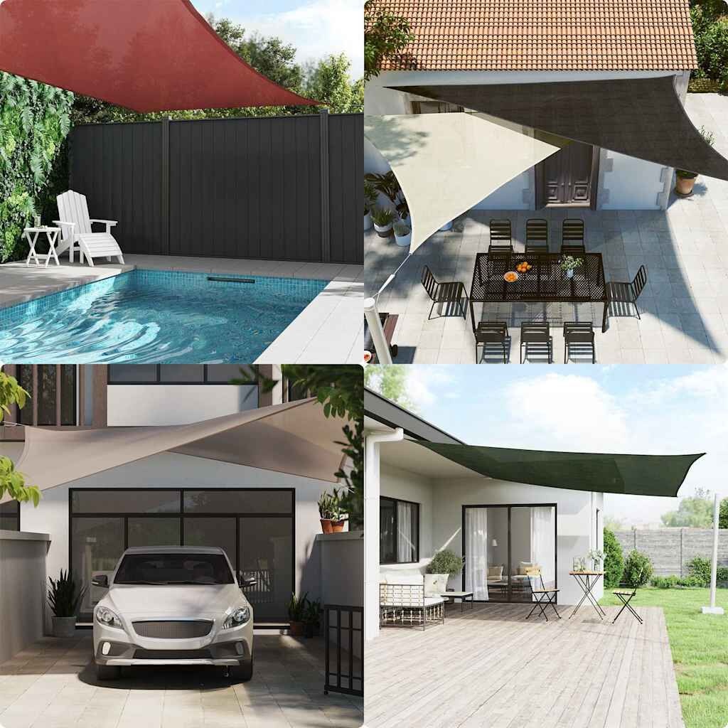 Zonnezeil Taupe 2,5x4,5m - 64% Korting! Retourdeal