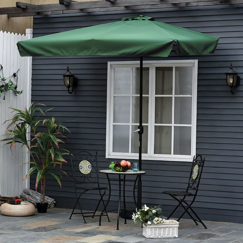 Groene Tuinparasol 200x140cm - Kantelbaar - 40% Korting!