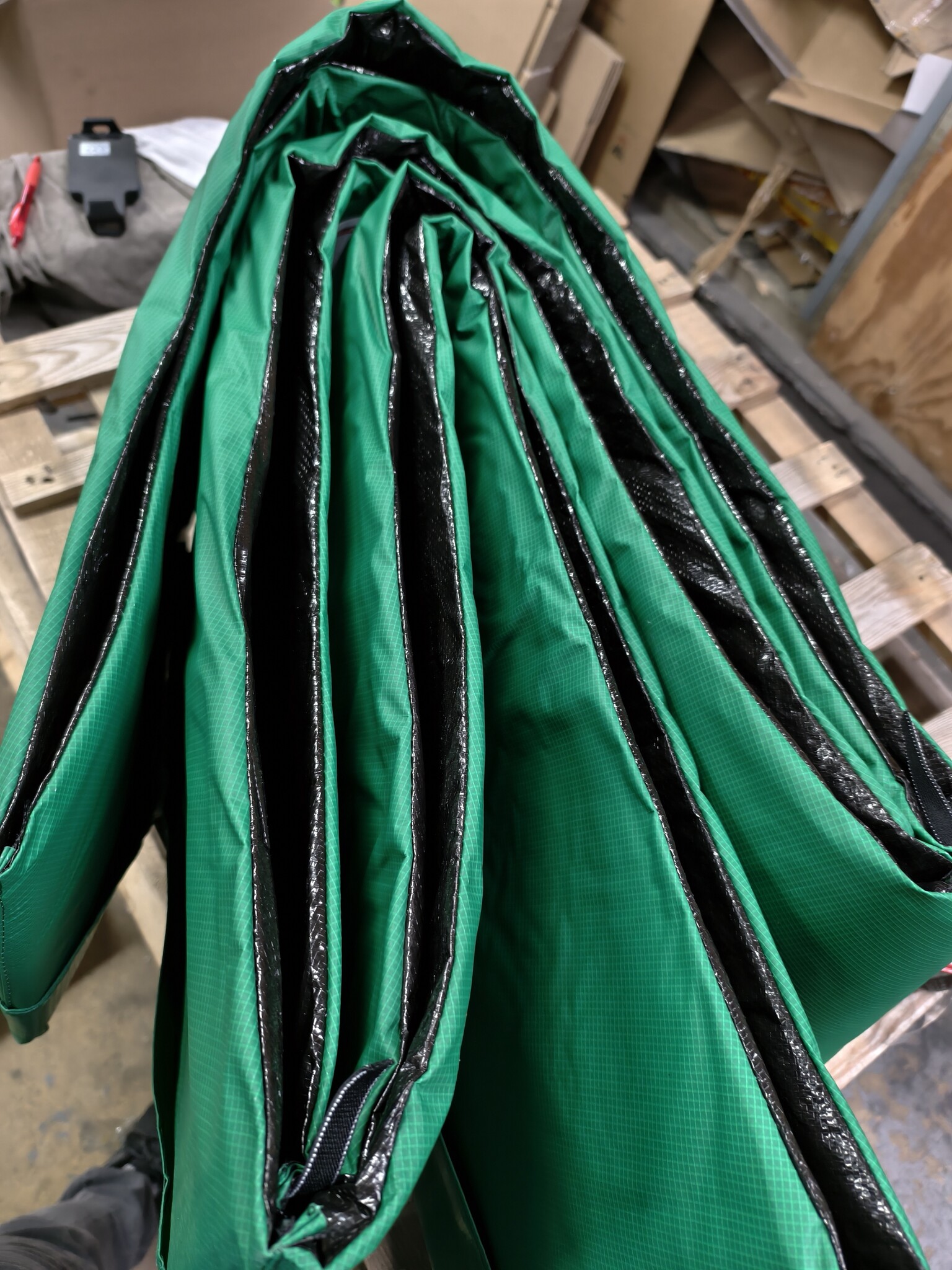 Trampoline Rand 305cm Groen - 40% Korting! Zo Goed Als Nieuw