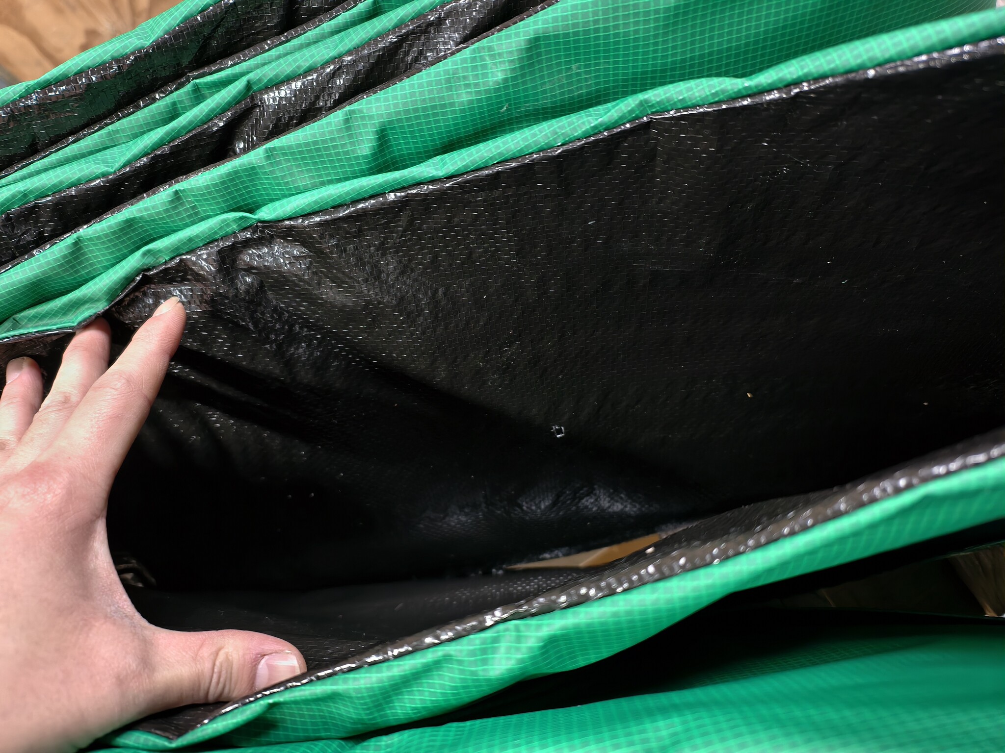Trampoline Rand 305cm Groen - 40% Korting! Zo Goed Als Nieuw