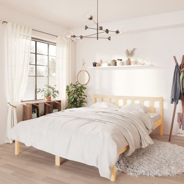 Grenen Bedframe 140x200 - Zo Goed Als Nieuw - 40% Korting!