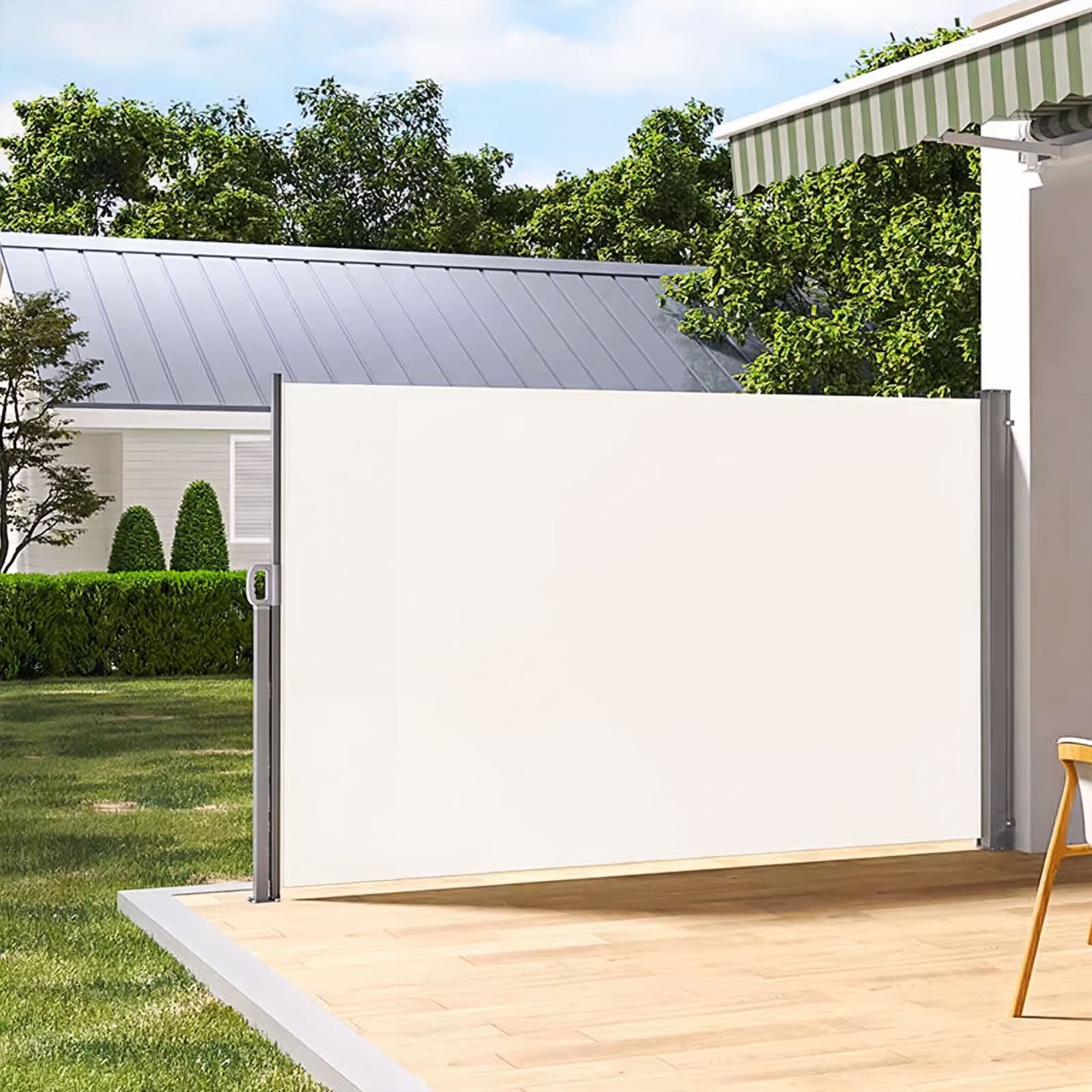 Uittrekbaar Windscherm Beige 300x180 - 40% Korting!