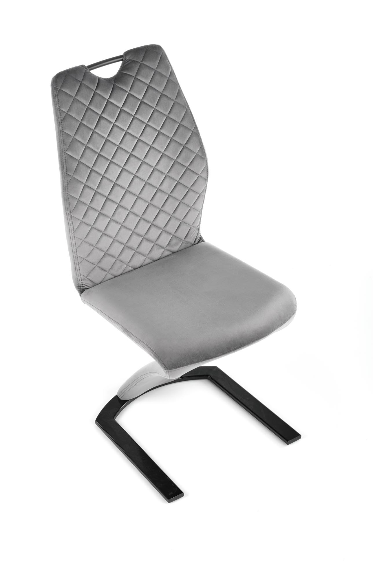 Fluwelen Eetkamerstoel Grijs - 40% Korting! (Retour)