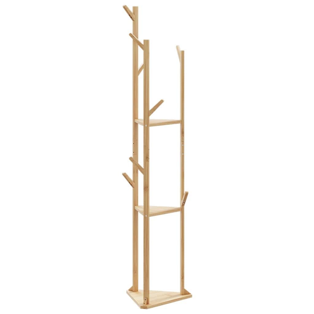 VidaXL Bamboe Kapstok - 39x33x166cm - 40% Korting!