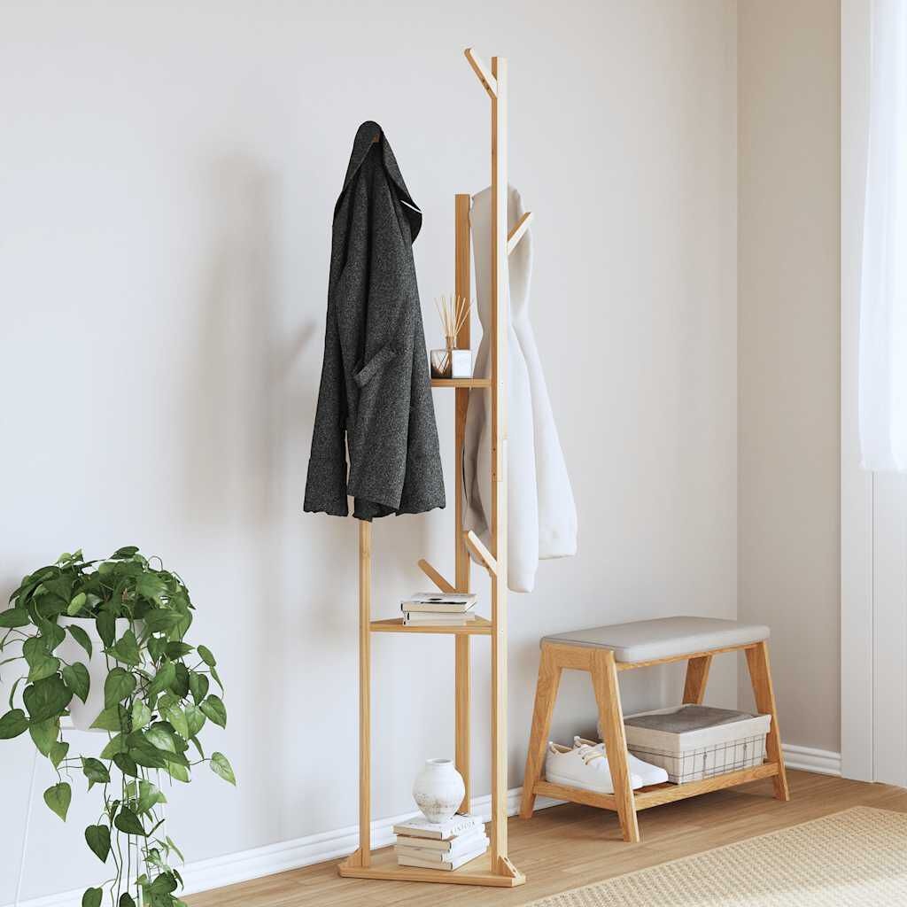 VidaXL Bamboe Kapstok - 39x33x166cm - 40% Korting!