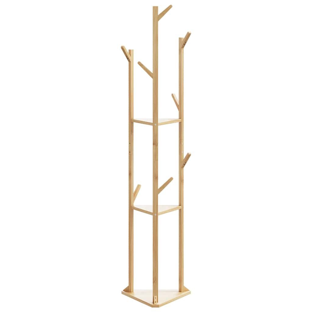 VidaXL Bamboe Kapstok - 39x33x166cm - 40% Korting!