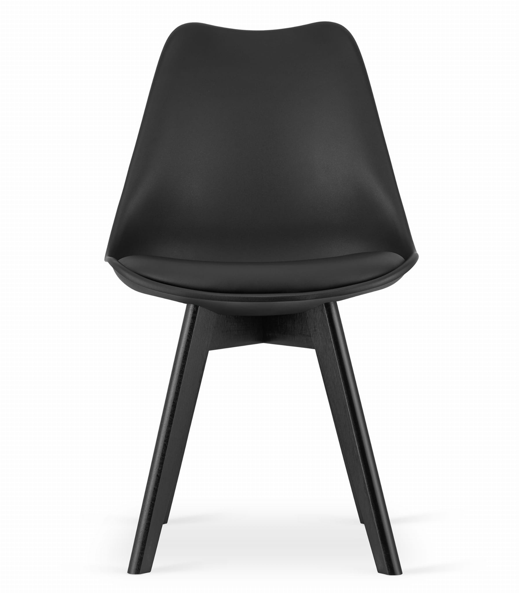 Eetkamerstoel MARK Zwart Eco-leer - 40% Korting!