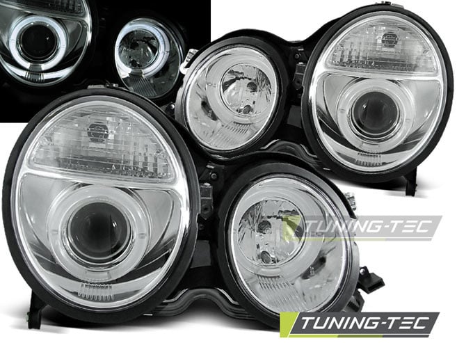 Mercedes W210 E-Klasse Angel Eyes Koplampen - 40% Korting!