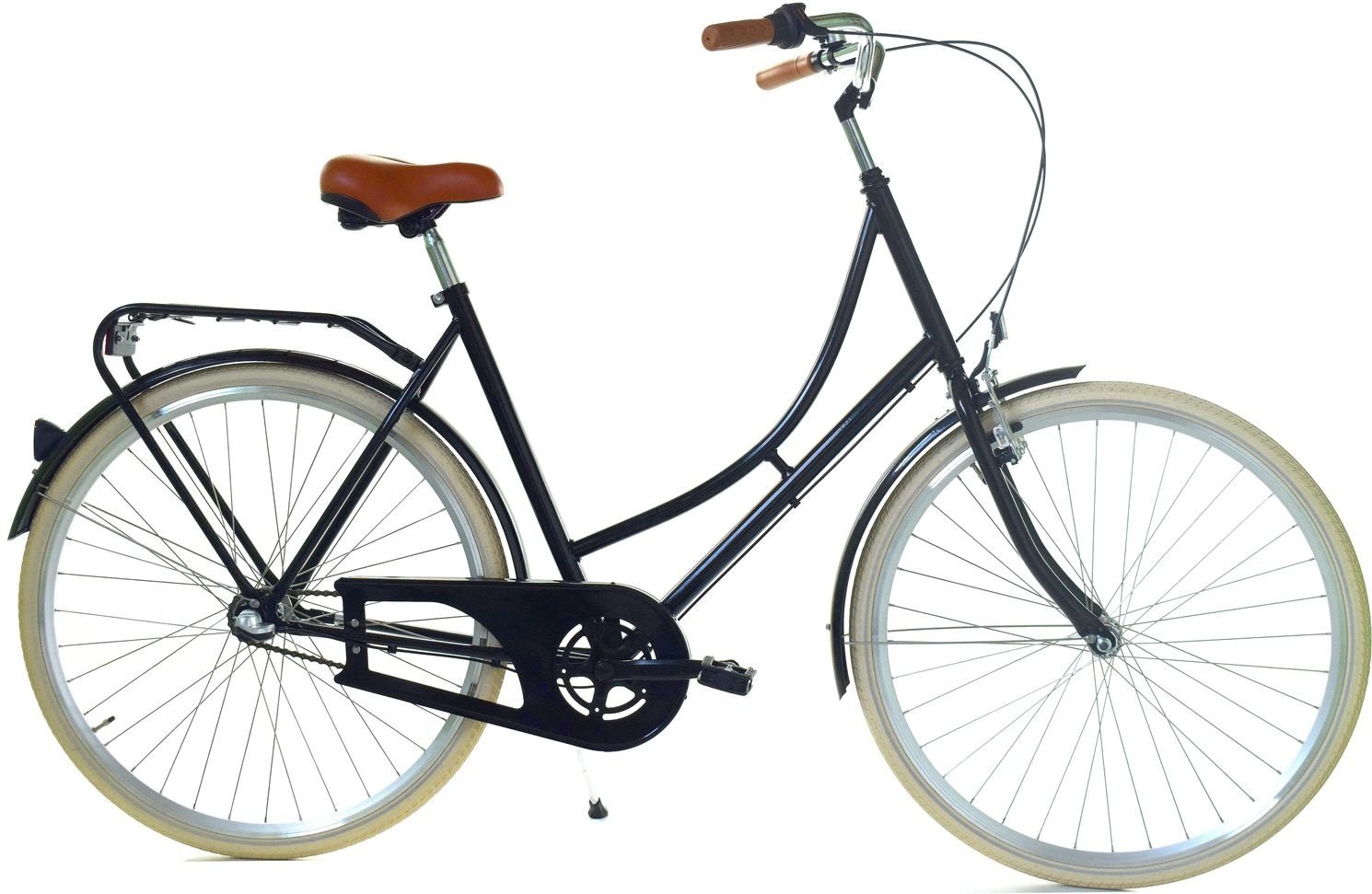 Damesfiets 28" Marineblauw - 3 Versnellingen - 40% Korting!