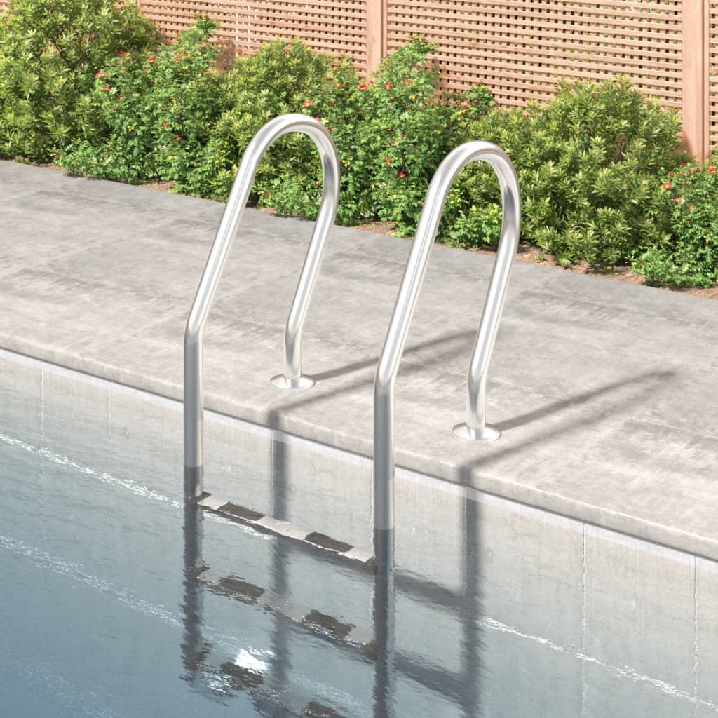 Zwembadladder RVS - 54x38x158 cm - 40% Korting!