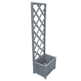 vidaXL Plantenbak met Klimrek Vurenhout - 55% Korting!
