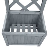 vidaXL Plantenbak met Klimrek Vurenhout - 55% Korting!
