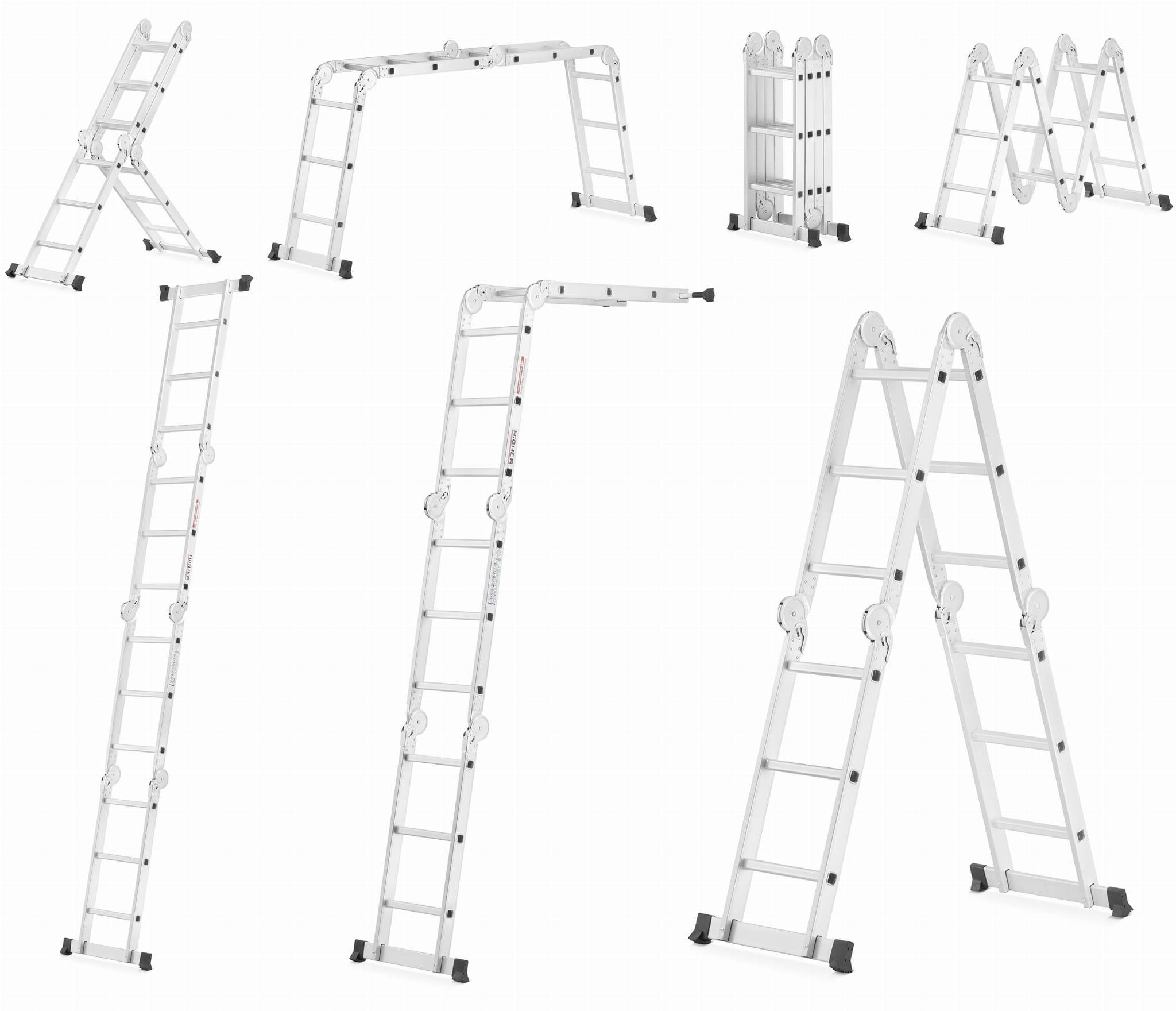 Vouwladder Aluminium 4,5m - 40% Korting! Multifunctioneel