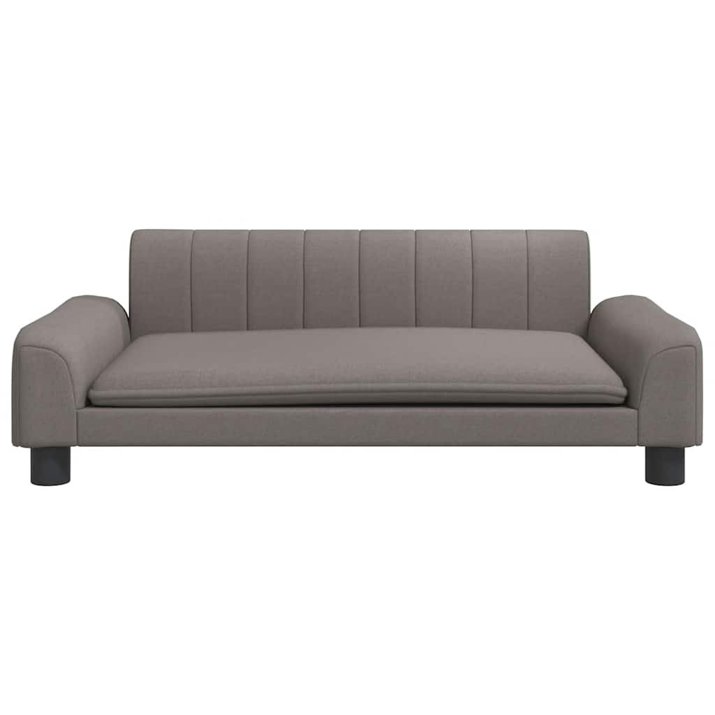 vidaXL Hondenmand 90x53x30 cm stof taupe