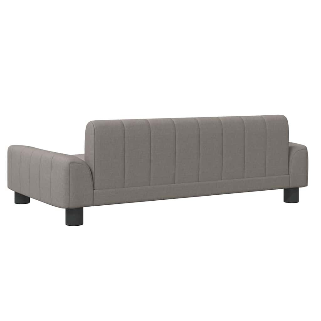 vidaXL Hondenmand 90x53x30 cm stof taupe
