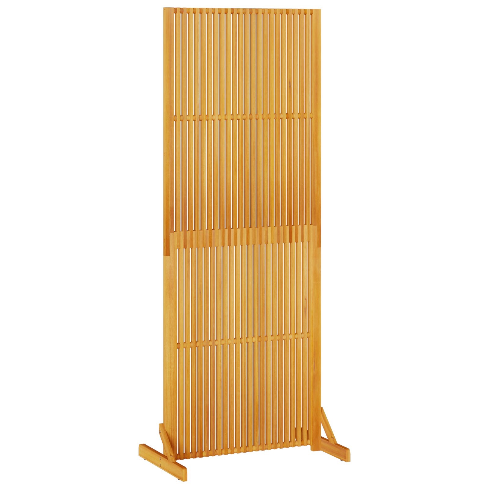 vidaXL Privacyscherm Bruin 79.5 x 50 x 200 cm Massief acaciahout