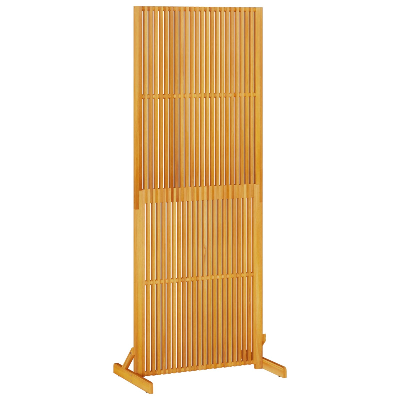 vidaXL Privacyscherm Bruin 79.5 x 50 x 200 cm Massief acaciahout