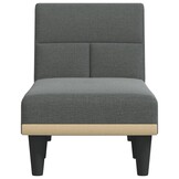 VidaXL Chaise Longue Donkergrijs - 55% Korting!
