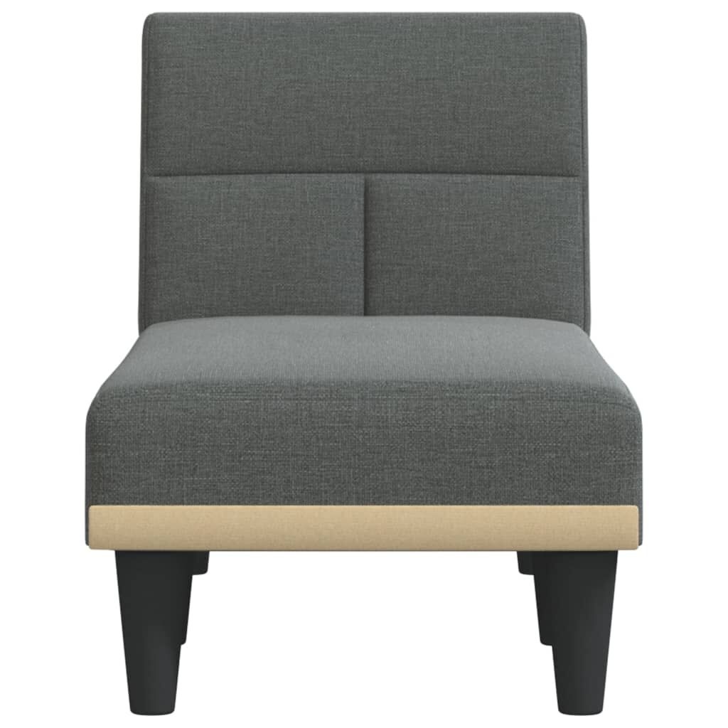 VidaXL Chaise Longue Donkergrijs - 55% Korting!