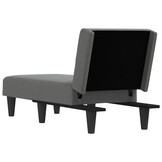 VidaXL Chaise Longue Donkergrijs - 55% Korting!