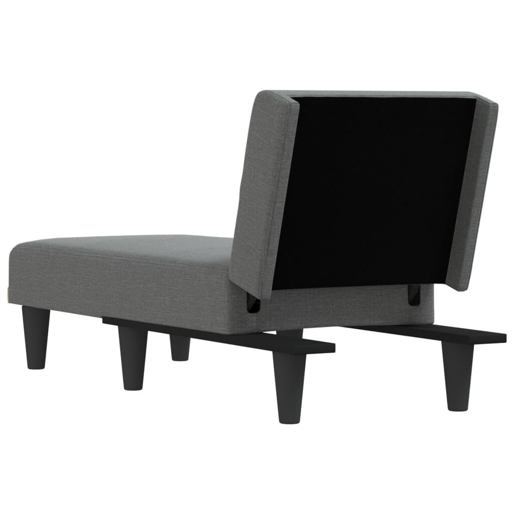 VidaXL Chaise Longue Donkergrijs - 55% Korting!