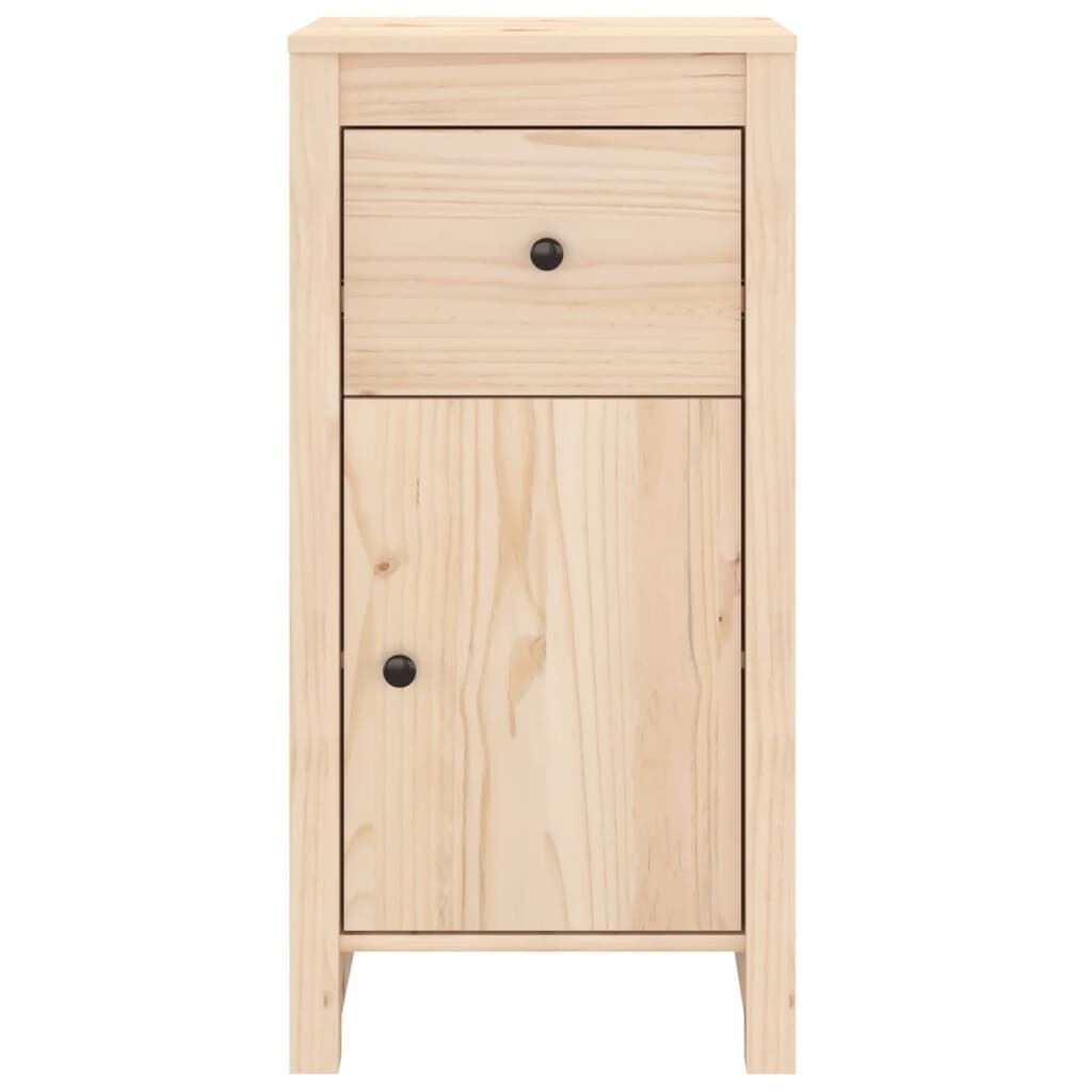 vidaXL Dressoirs 2 st 40x35x80 cm massief grenenhout