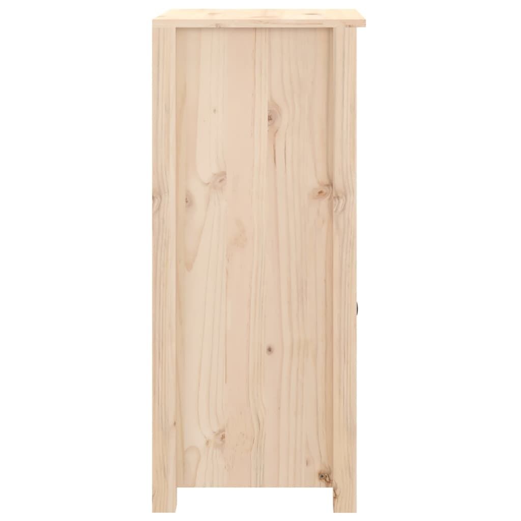 vidaXL Dressoirs 2 st 40x35x80 cm massief grenenhout