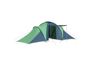 6-Persoons Tent Blauw/Groen - Ruim, Comfortabel & Voordelig! 56% Korting