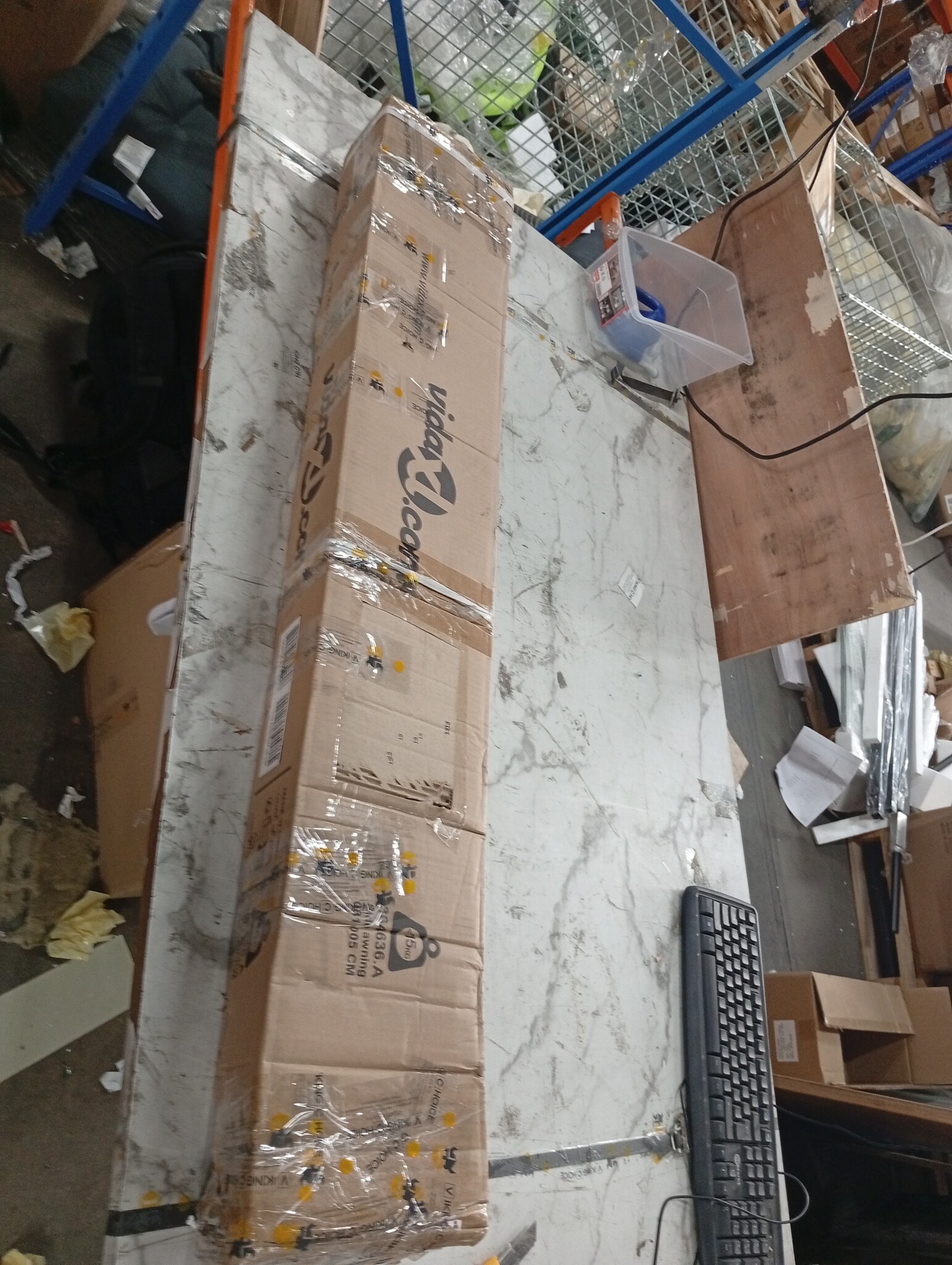 Uittrekbaar Tuinscherm Crème 180x500cm - 70% Korting!