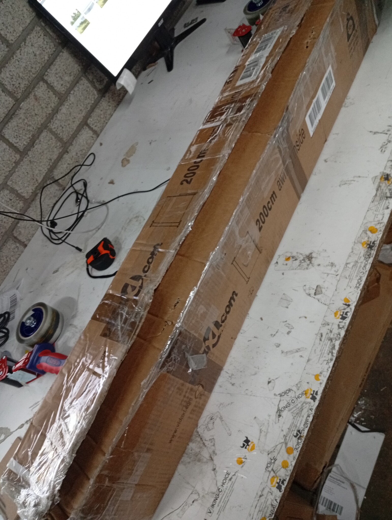 VidaXL Uittrekbaar Tuinscherm 200x300cm Zwart - 68% Korting!