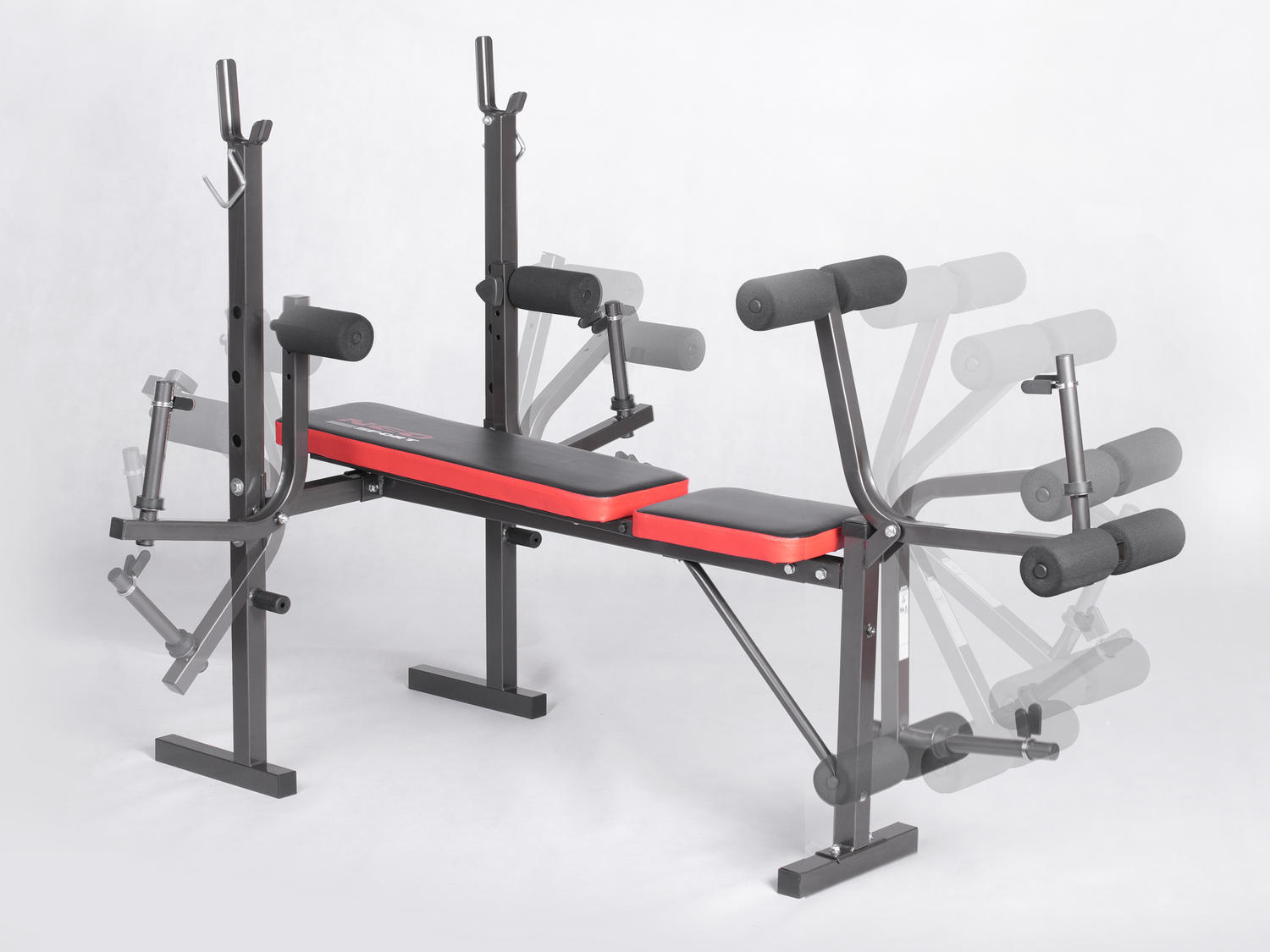 Halterbank Multifunctioneel Rood - 40% Korting!