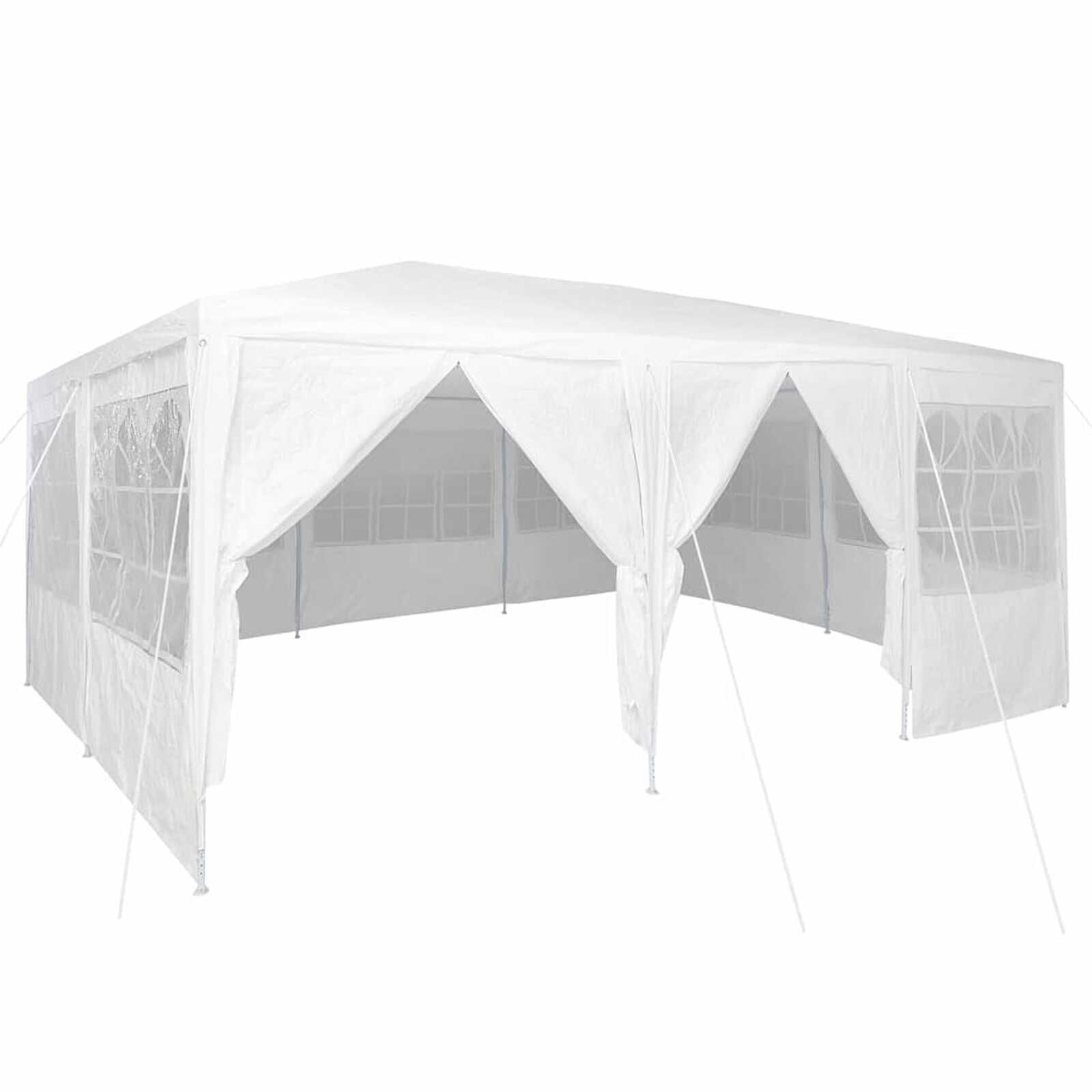 VidaXL Partytent Wit 6x4m - 40% Korting! Showmodel