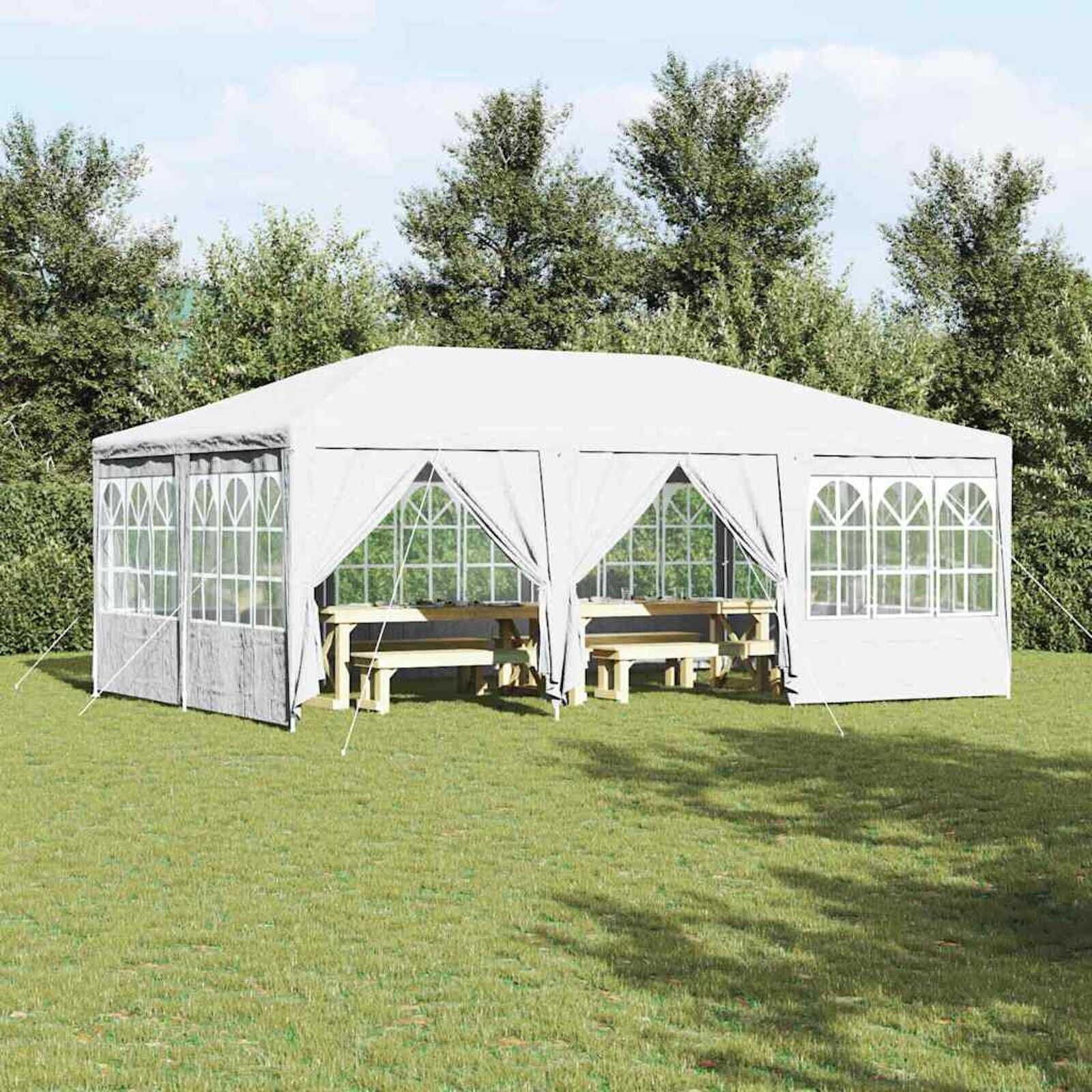 VidaXL Partytent Wit 6x4m - 40% Korting! Showmodel