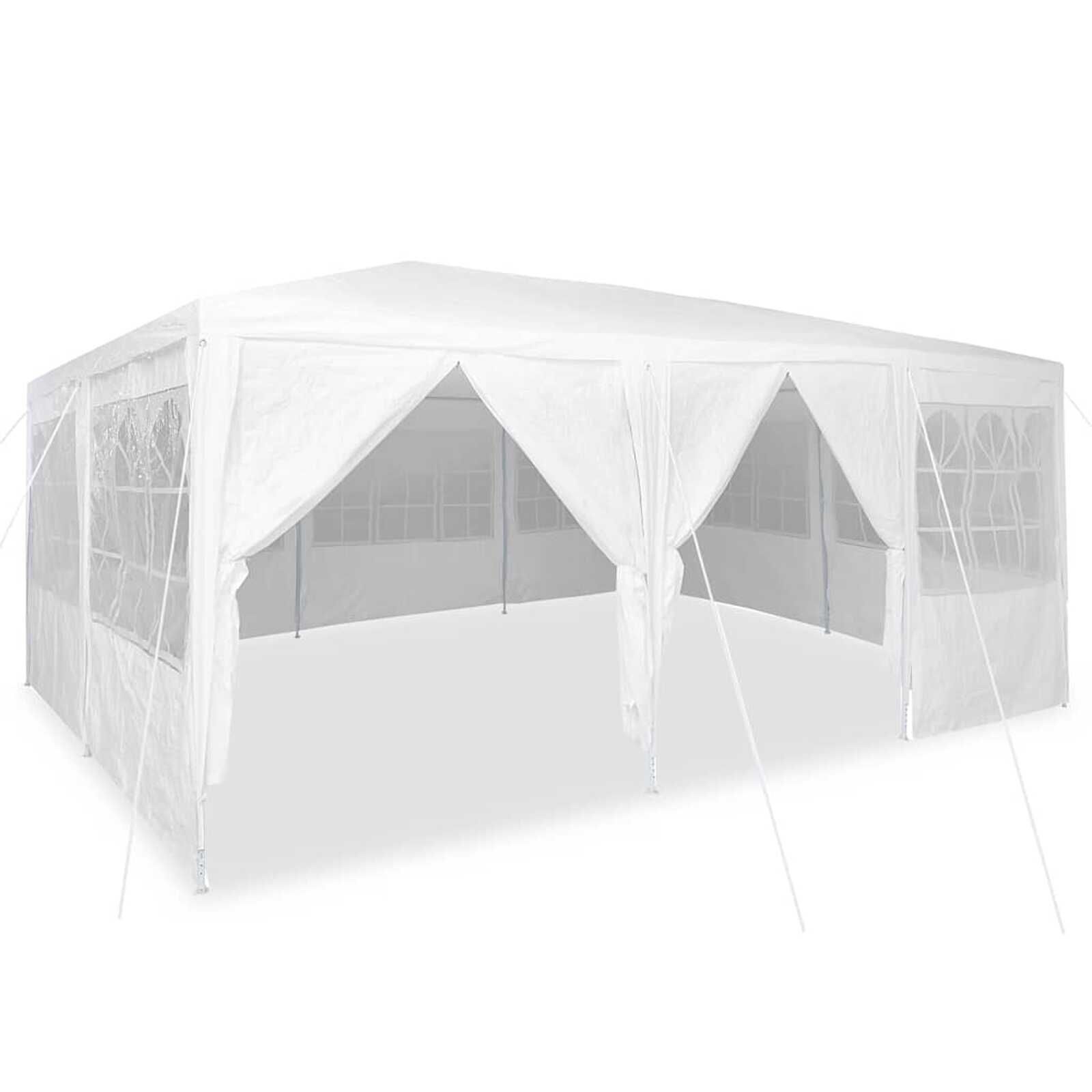 VidaXL Partytent Wit 6x4m - 40% Korting! Showmodel