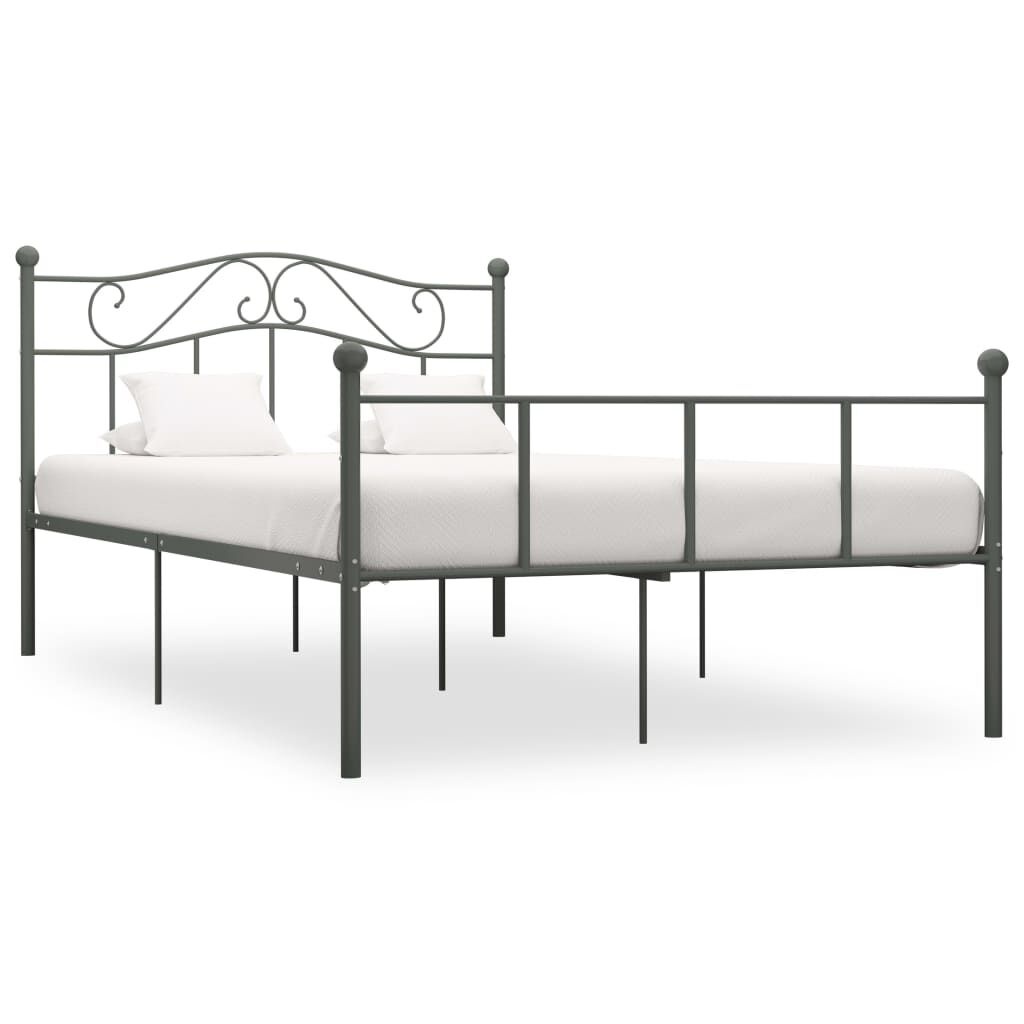 VidaXL Bedframe 160x200 cm Grijs - 35% Korting!