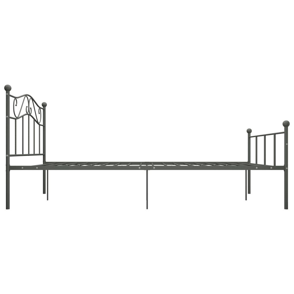 VidaXL Bedframe 160x200 cm Grijs - 35% Korting!