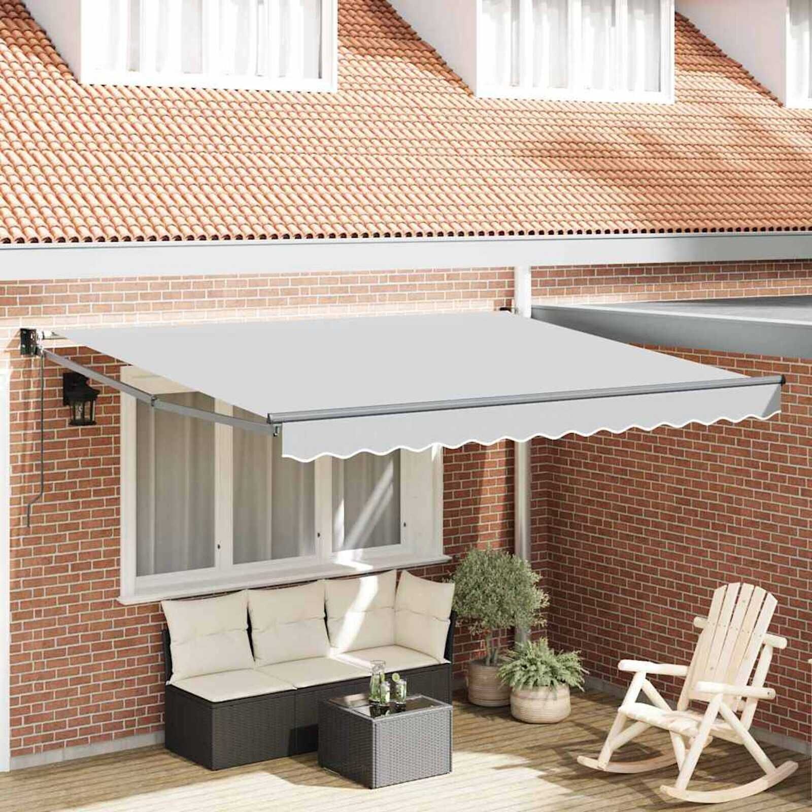 Markies Antraciet 3,5x2,5m Metaal - 40% Korting!