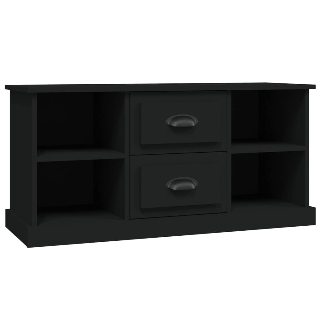 vidaXL TV Meubel Zwart Hout - 99,5cm - 40% Korting!