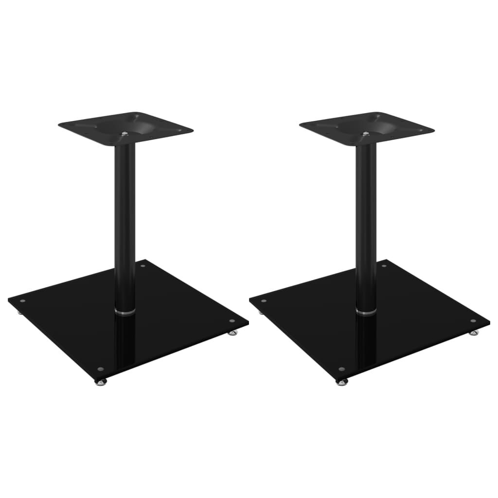 vidaXL Luidsprekerstandaards (2x) Zwart - 40% Korting!