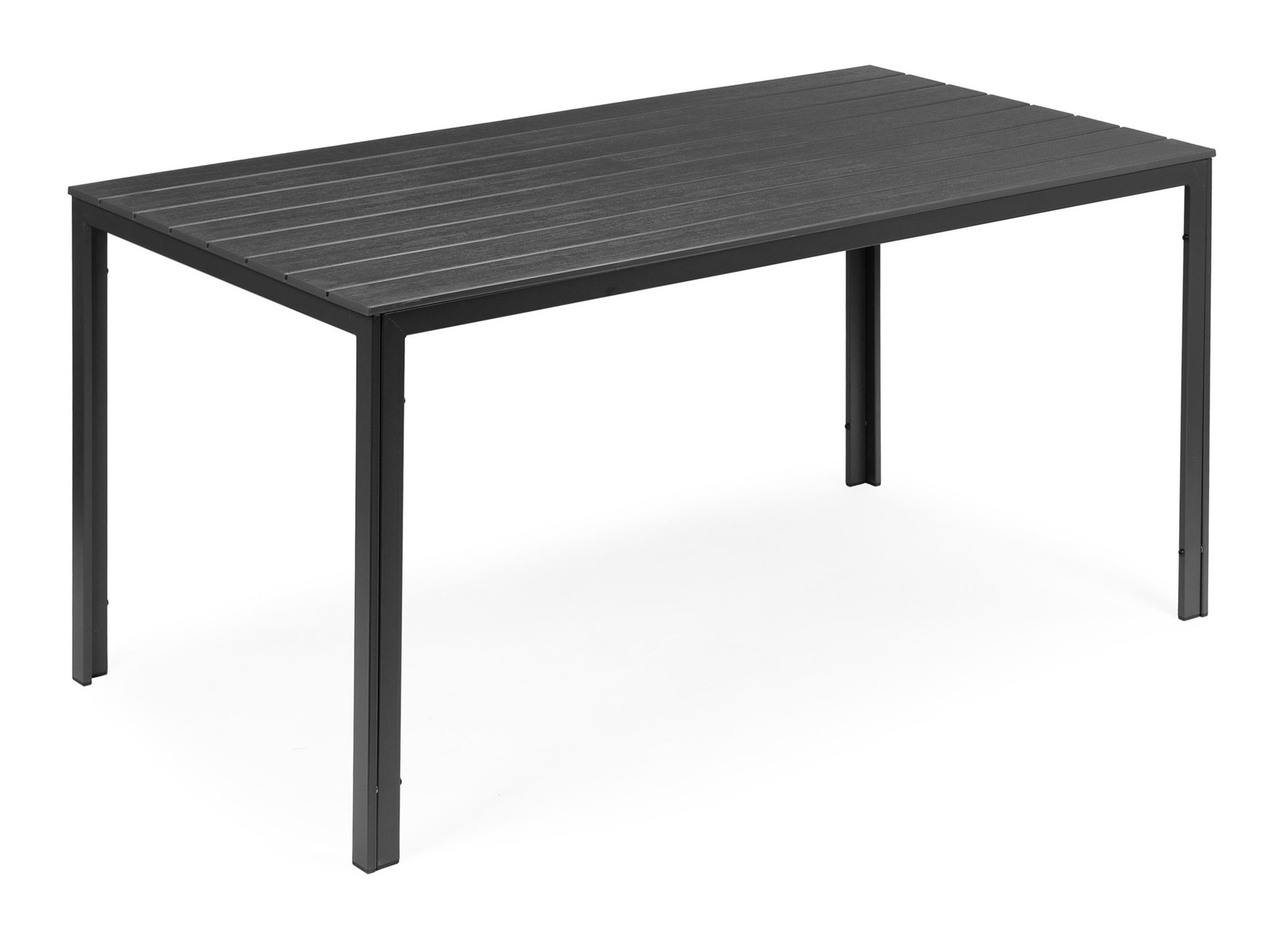 Tuintafel 6-persoons Grijs Polywood 156x78cm - 40% Korting!
