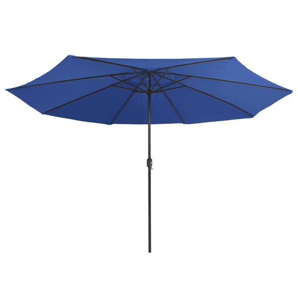 vidaXL Parasol 390cm Azuurblauw - 40% Korting!