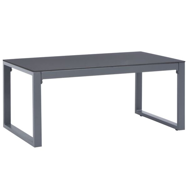 vidaXL Salontafel Alu/Glas 90x50 -55% Korting! (Lichte Schade)